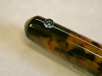 Blue Glass-bead Pen Prop (close-up)