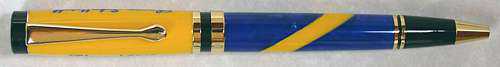 JEB's Custom Classic in Chrome with 2-tone Yellow and Blue acrylic_horizontal view