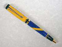 JEB's Custom Classic in Chrome with 2-tone Yellow and Blue acrylic_overall view