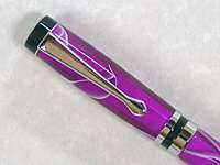 JEB's Custom Classic in Chrome with Purple/White acrylic_clip close-up