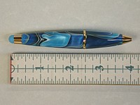 Pen with ruller to show size