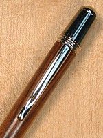Wall-St-II BP (blk-tn and platinum in cocobolo)
