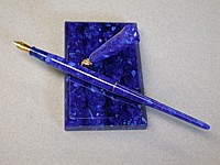 Desk Pen in Sapphire Blue acrylic