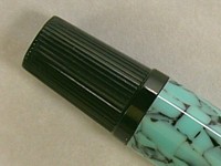 Turquoise Wire-Cap (end-cap close-up)