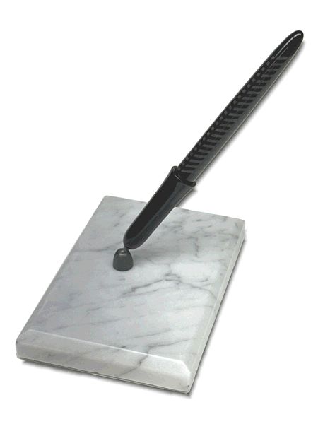 Black BCHR Desk Pen with Marble Base_1