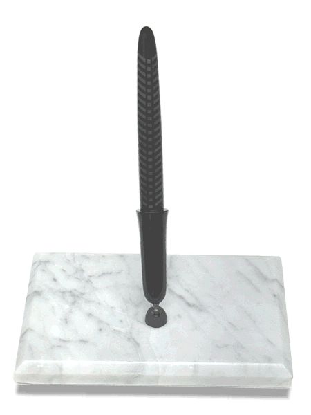 Black BCHR Desk Pen with Marble Base_3