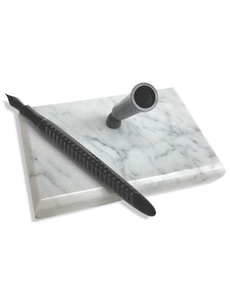 Black BCHR Desk Pen with Marble Base_4a